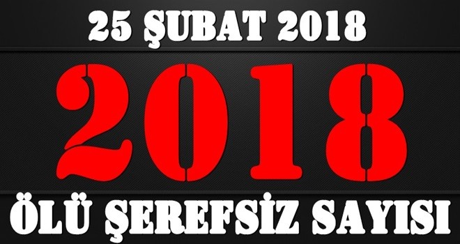 Afrin'de öldürülen terörist sayısı 2018'e yükseldi