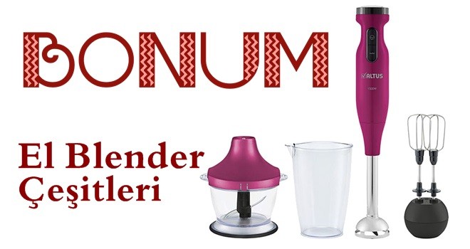 El Blender Çeşitleri