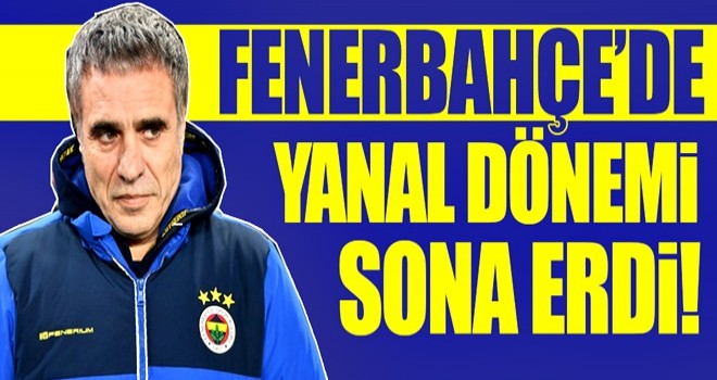 Fenerbahçe'de Ersun Yanal ile yollar ayrıldı!