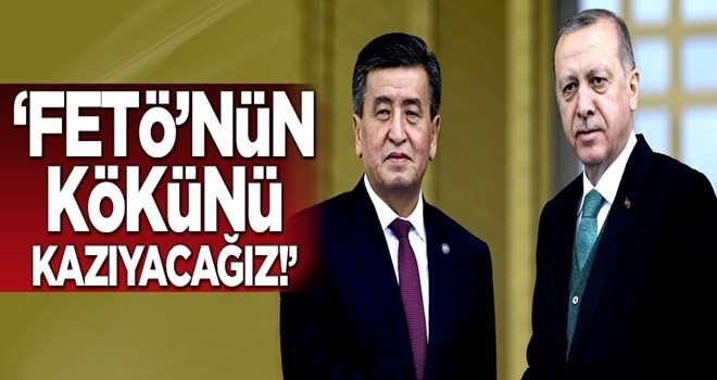 Cumhurbaşkanı Erdoğan: FETÖ'nün kökünü kazımak...