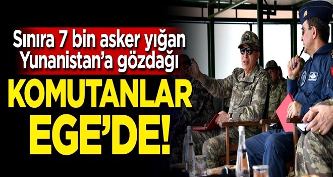 Orgeneral Hulusi Akar İzmir'de