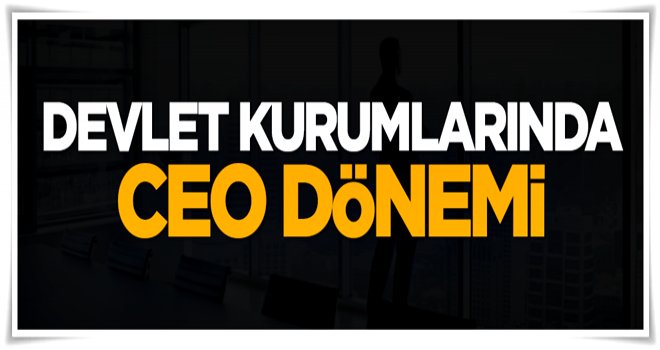 Devlet kurumlarında CEO dönemi