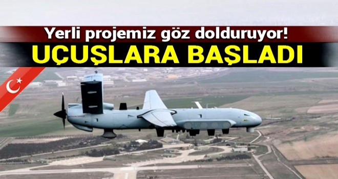 ANKA-S İHA uçuşlara başladı