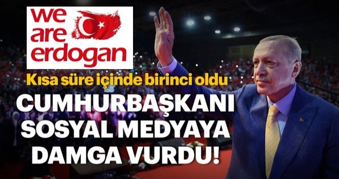 Cumhurbaşkanı Recep Tayyip Erdoğan Twitter'da TT oldu!