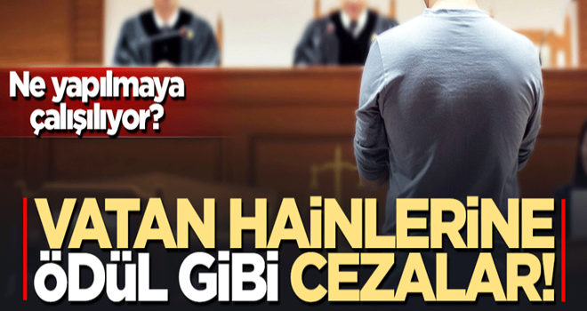 Bu nasıl olabiliyor? Vatan hainlerine ödül gibi cezalar!