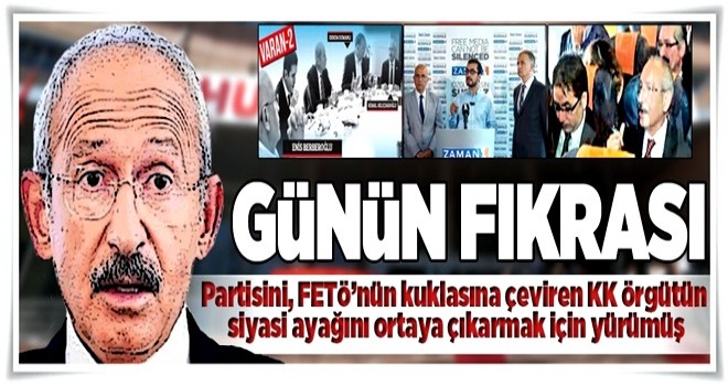 KK FETÖ'nün siyasi ayağı ortaya çıksın diye yürümüş! .