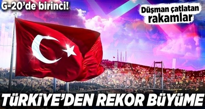 Rakamlar açıklandı! Türkiye'den rekor büyüme