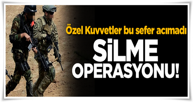 Özel kuvvetlerden Afrin'de "Silme operasyonu"