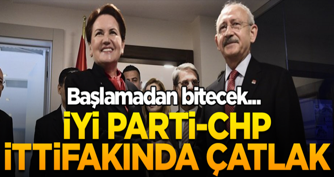 MHP hesabı başlamadan bitecek... İyi Parti-CHP ittifakında çatlak