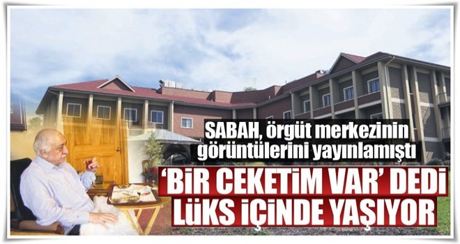 ‘Bir ceketim var’ dedi lüks içinde yaşıyor