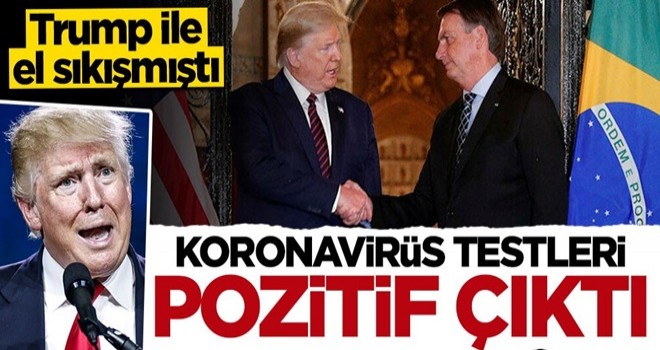 Trump ile el sıkışmıştı... Koronavirüs testleri pozitif çıktı