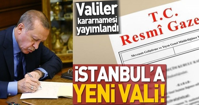 Valiler kararnamesi yayımlandı