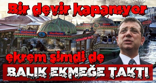 İhtarname gönderildi: İmamoğlu Eminönü'ndeki balıkçılara da el attı!