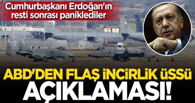 Pentagon'dan flaş İncirlik Üssü açıklaması