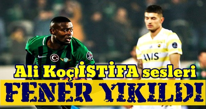 Fenerbahçe küme düşme potasında!