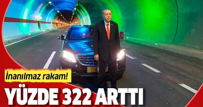 İnanılmaz rakam! 17 yılda yüzde 322 arttı .