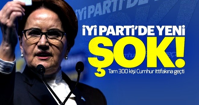 İYİ Parti'den 300 kişilik grup Cumhur İttifakı’na katıldı