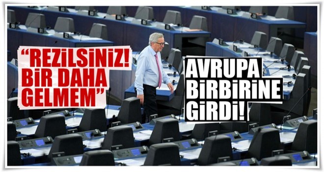 Avrupa birbirine girdi!