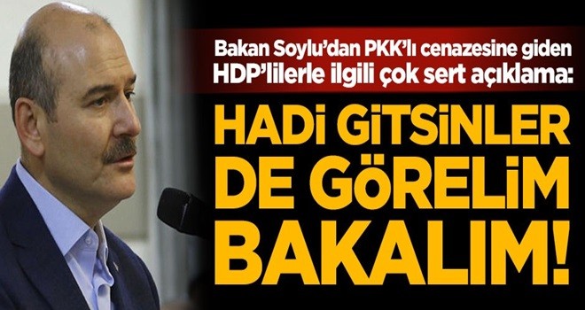 PKK'lı cenazesine giden HDP'lilere çok sert sözler! "Hadi gitsinler de görelim bakalım"