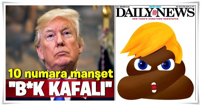 Tarihe geçecek manşet! Amerikan gazetesi, ABD Başkanı'nı böyle çizdi...