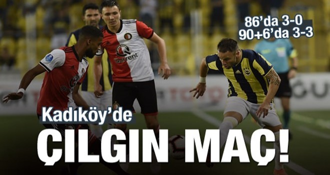 Kadıköy'de çılgın maç! 3-0'dan 3-3