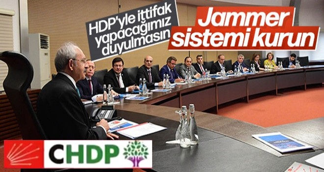 CHP'de toplantılara jammer önlemi