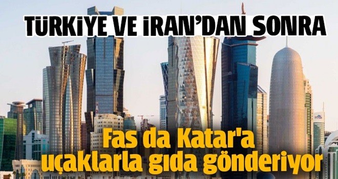 Bir ülke daha Katar'a uçaklarla gıda gönderiyor