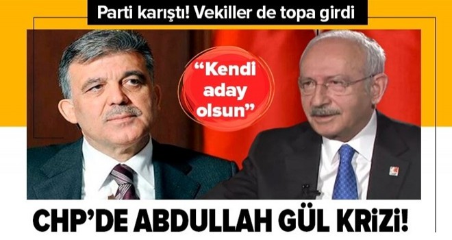 CHP karıştı! Barış Yarkadaş ve Mehmet Ali Çelebi'den flaş Abdullah Gül çıkışı .