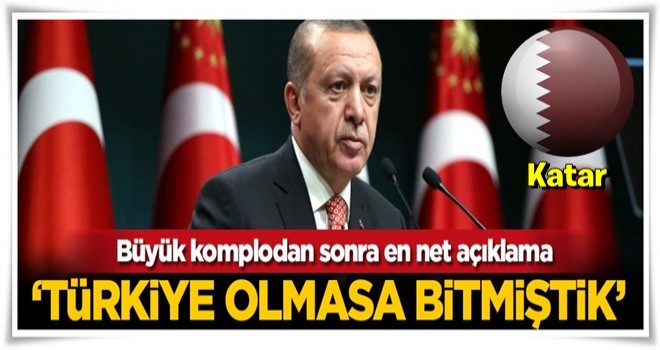 ''Türkiye olmasa bitmiştik''