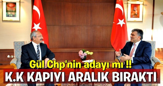 Kılıçdaroğlu, Gül ve Büyükerşen'in Adaylığıyla İlgili Kapıyı Aralık Bıraktı