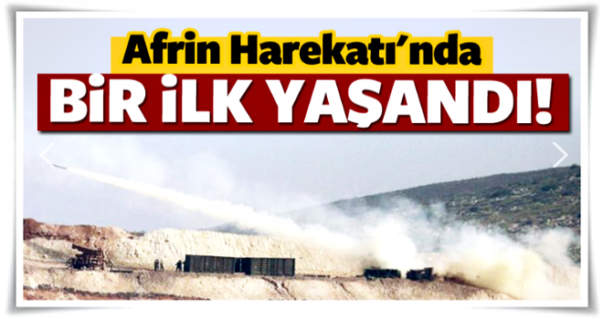 Afrin Harekatı'nda bir ilk