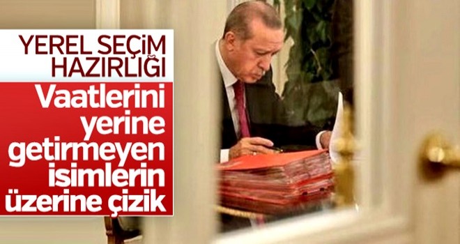 Cumhurbaşkanı Erdoğan'ın yerel seçim mesaisi