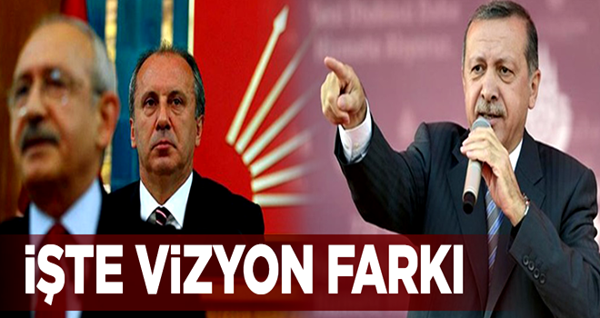 İşte AK Parti ile CHP arasındaki vizyon farkı!