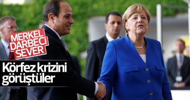 Merkel, Sisi ile görüştü