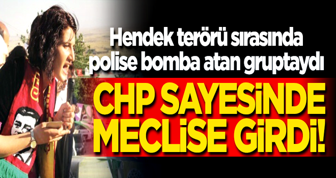 Polise bomba atan gruptaydı! HDP'den Meclis'e girdi