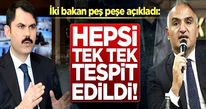 Bakan Kurum net konuştu: Hepsi yıkılacak!