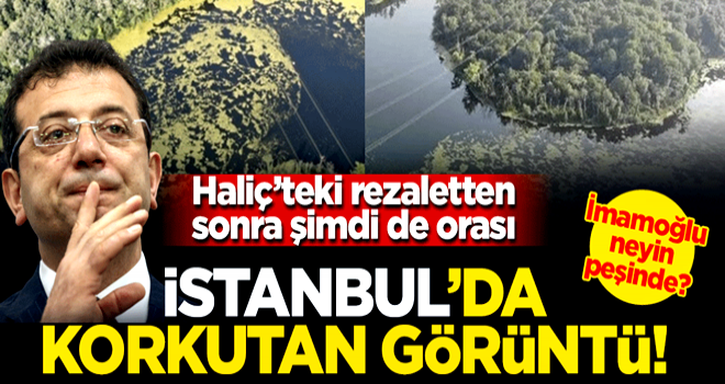 Haliç’ten sonra bu defa da Elmalı Barajı’nda korkutan görüntü