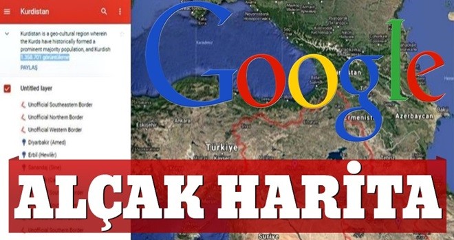 Google'dan skandal harita! Görüşmeler başladı...