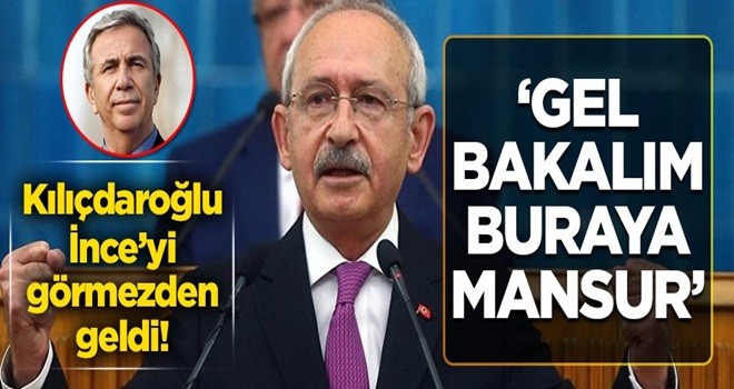 "Gel bakalım buraya Mansur"