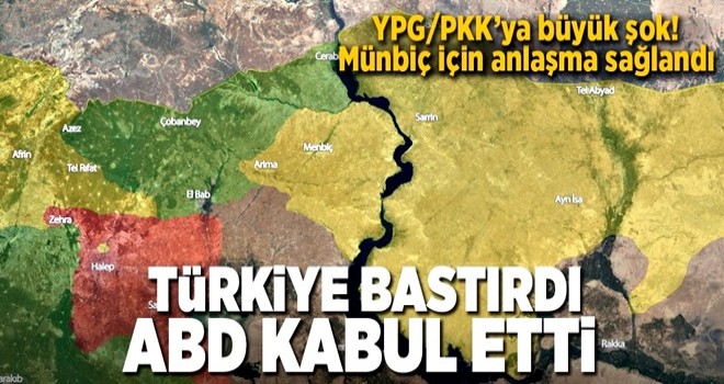 Türkiye bastırdı ABD kabul etti! YPG'ye büyük şok .