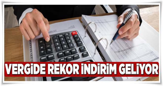 Kurumlar Vergisi’nde rekor indirim geliyor .