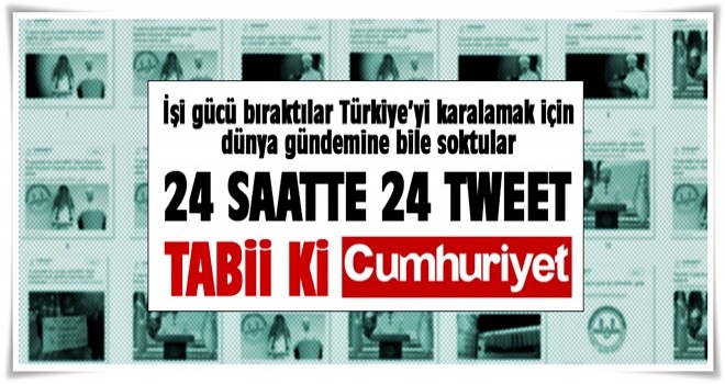 Cumhuriyet Gazetesi'nden çirkin algı operasyonu!