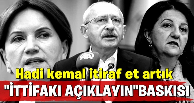 HDP'den CHP'ye çağrı: İttifakı gizlemeyelim!