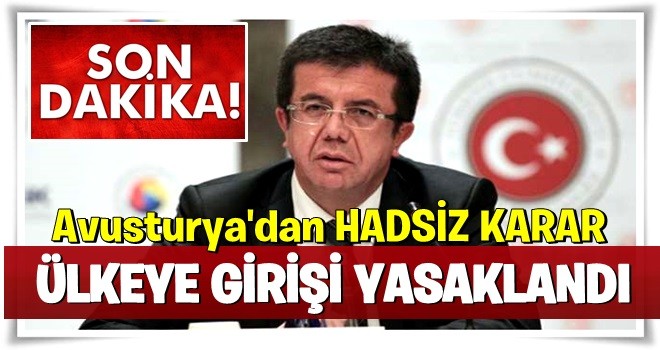 Avusturya'dan Zeybekçi'ye 15 Temmuz etkinliği yasağı