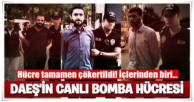 DEAŞ'ın canlı bomba hücresi çökertildi