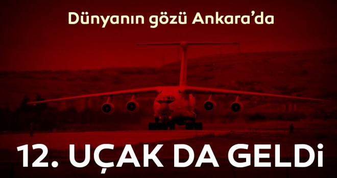 S-400 sevkiyatı kapsamında 12'inci uçak Mürted'e indi