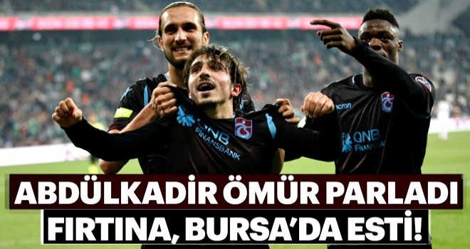 Trabzonspor'da yükseliş Abdülkadir Ömür ile sürüyor