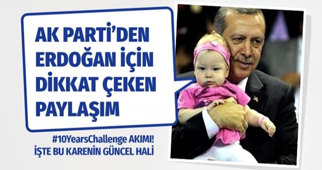 AK Parti, Başkan Erdoğan fotoğrafıyla o akıma dahil oldu