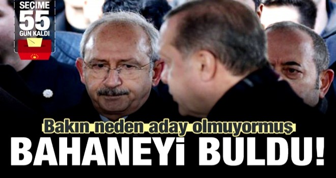 Bahaneyi buldu! Bakın neden aday olmuyormuş