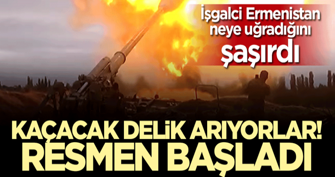 Büyük kuşatma resmen başladı! İşgalci Ermenistan askerleri kaçacak delik arıyor